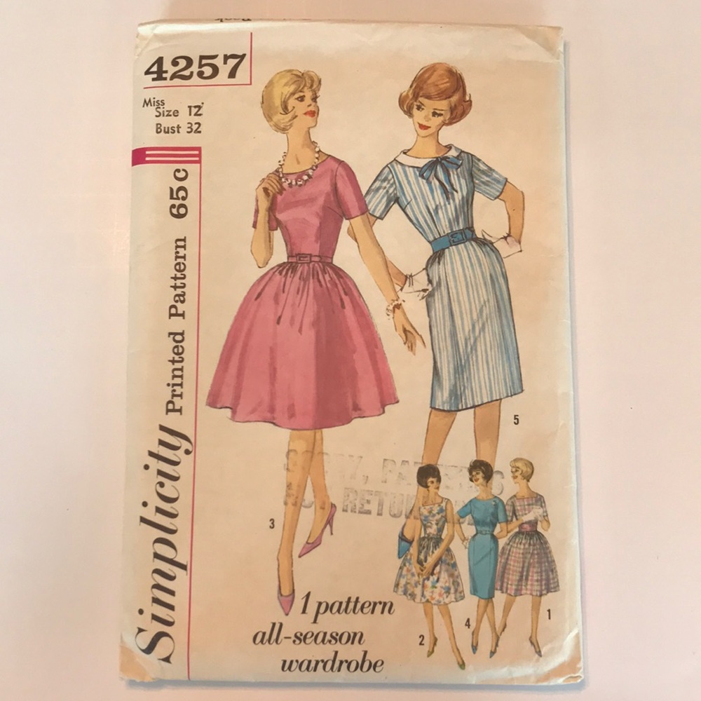 Vintage Simplicity pattern